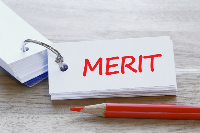 メリット　MERIT　良いところ　イメージ