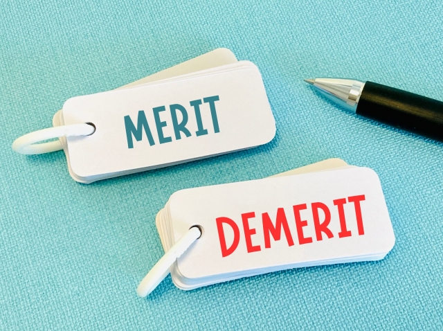 Merit と Demerit