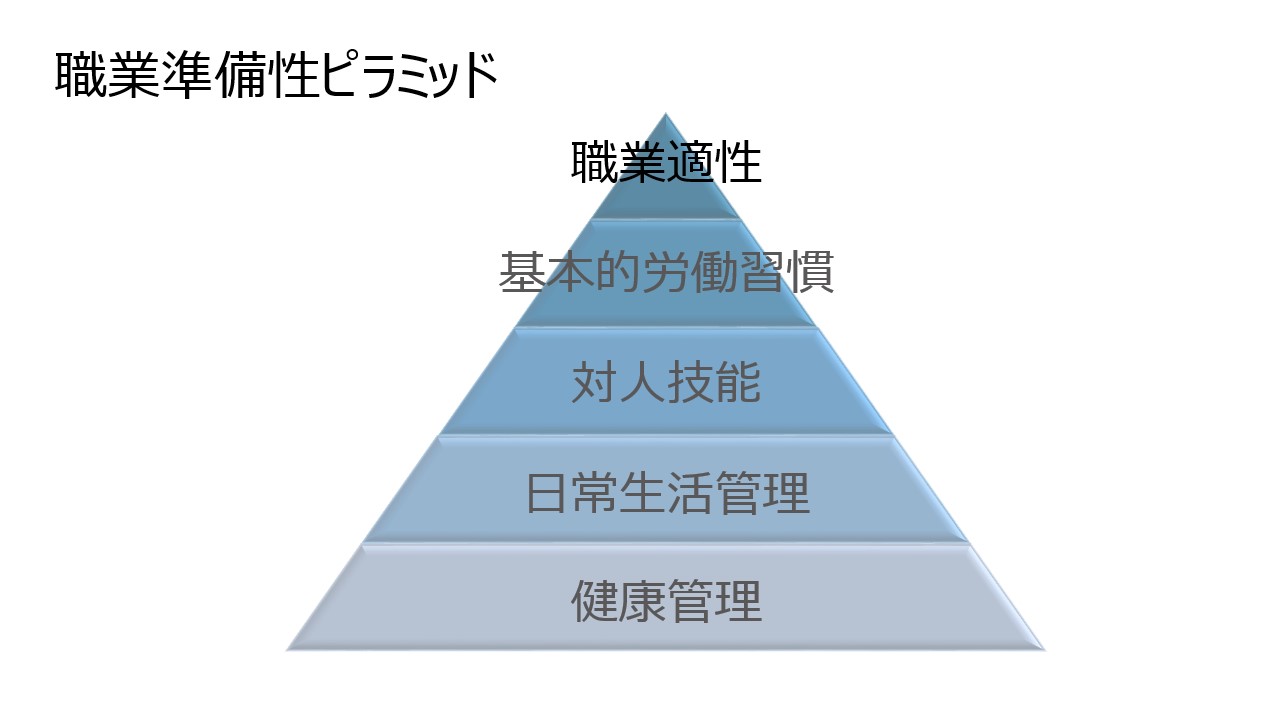 職業準備性ピラミッド 職業適性