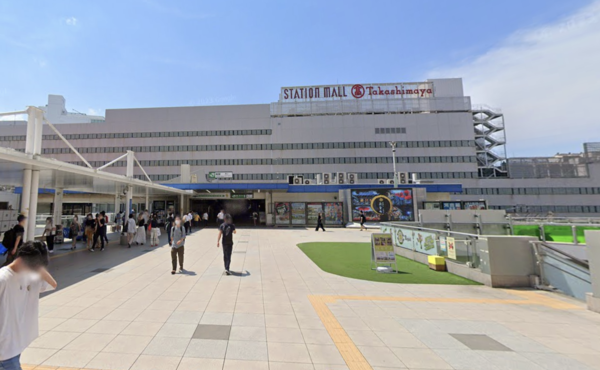 柏駅の風景