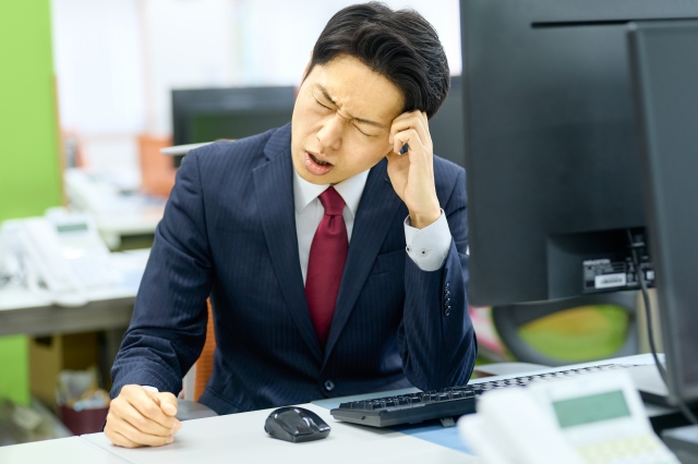 困るビジネスマン 会社