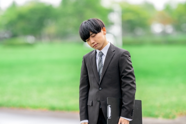 落ち込むビジネスマン