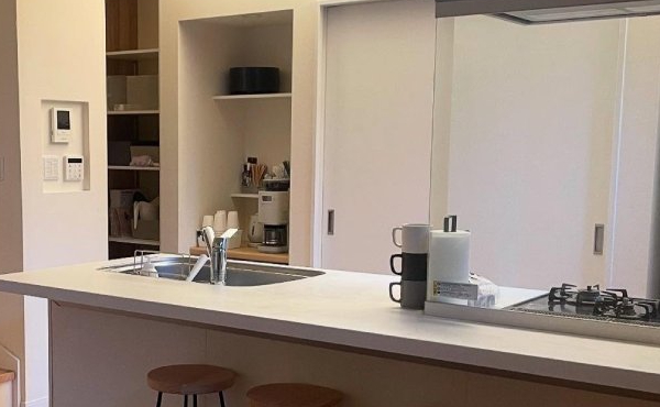 休憩室のキッチンの様子