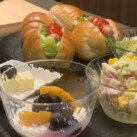 無料で提供しているランチはみんな手作り!美味しいと評判です。