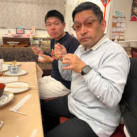 食事会では、利用者の皆さんと一緒に美味しいご飯を楽しめます。