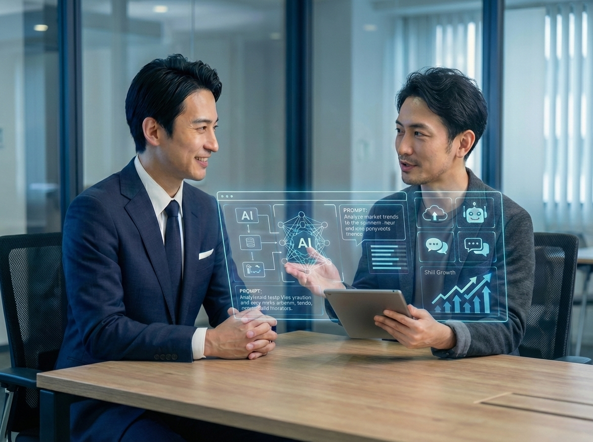 AI活用サポート風景